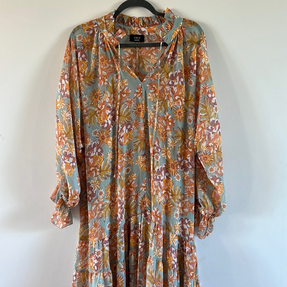 Long Sleeve Flowy Maxi Dress
